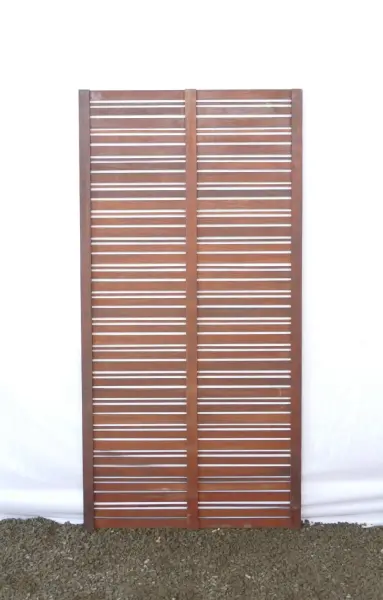 Artikelbild 9 des Artikels “Gartenzaun Koh Samui 90 x 180 cm aus Hartholz Merbau “